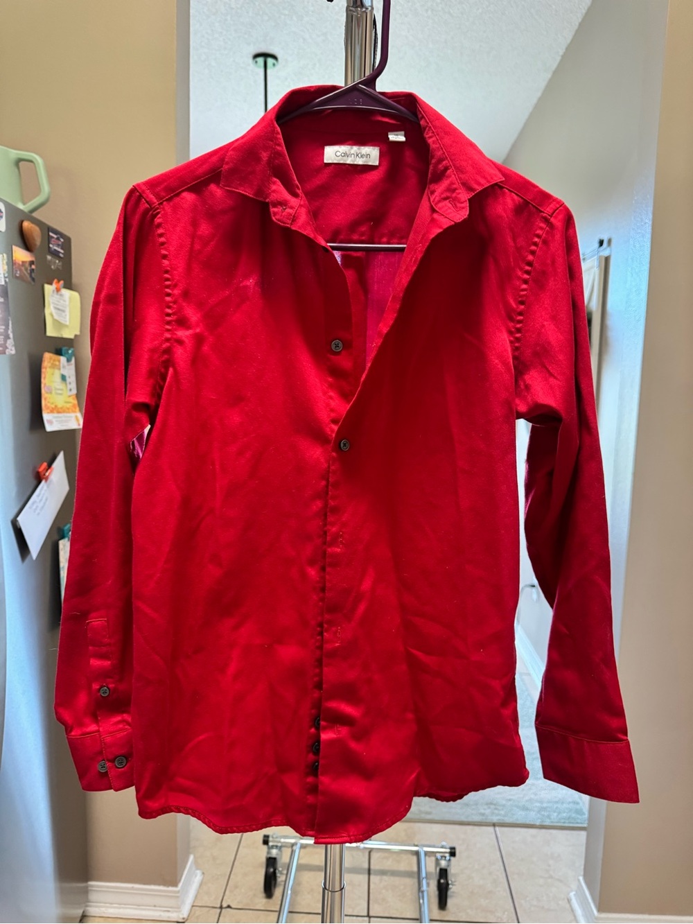 Calvin Klein Vibrant Red Shirt